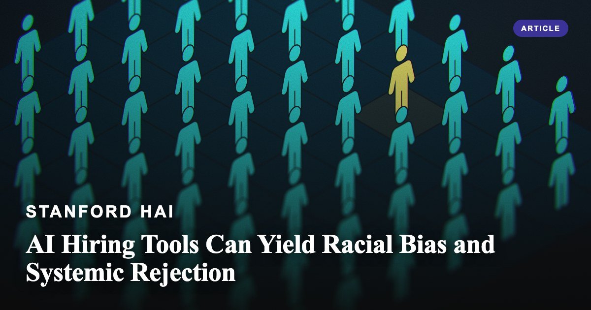 AI Hiring Tools Can Yield Racial Bias and Systemic Rejection